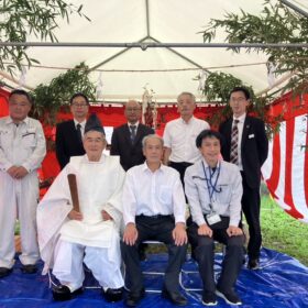 サムネイル : 祝✨（仮称）今治市片山アパート新築工事✨地鎮祭を行いました✨🌈💛😊