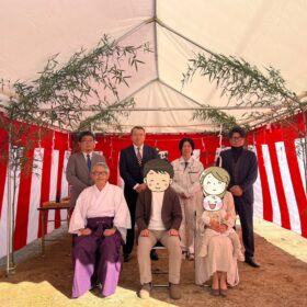 サムネイル : 祝✨松山市南斎院町でM様邸地鎮祭を行いました✨